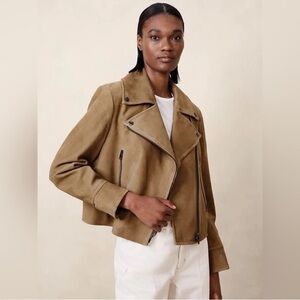 Banana Republic Enola Leather Moto Jacket